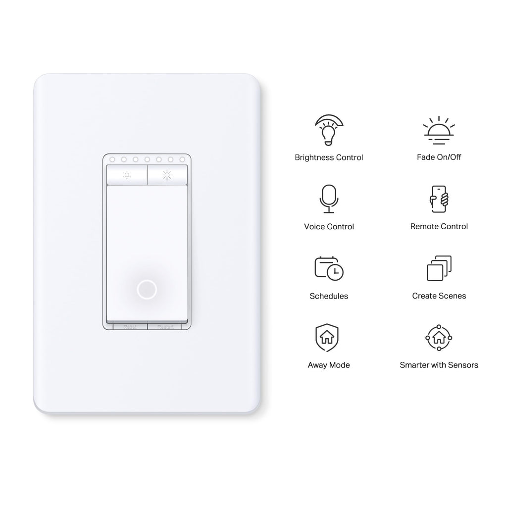 Tapo Smart Dimmer Switch, Single Pole, Need Neutral Wire, S500D(4-Pack)