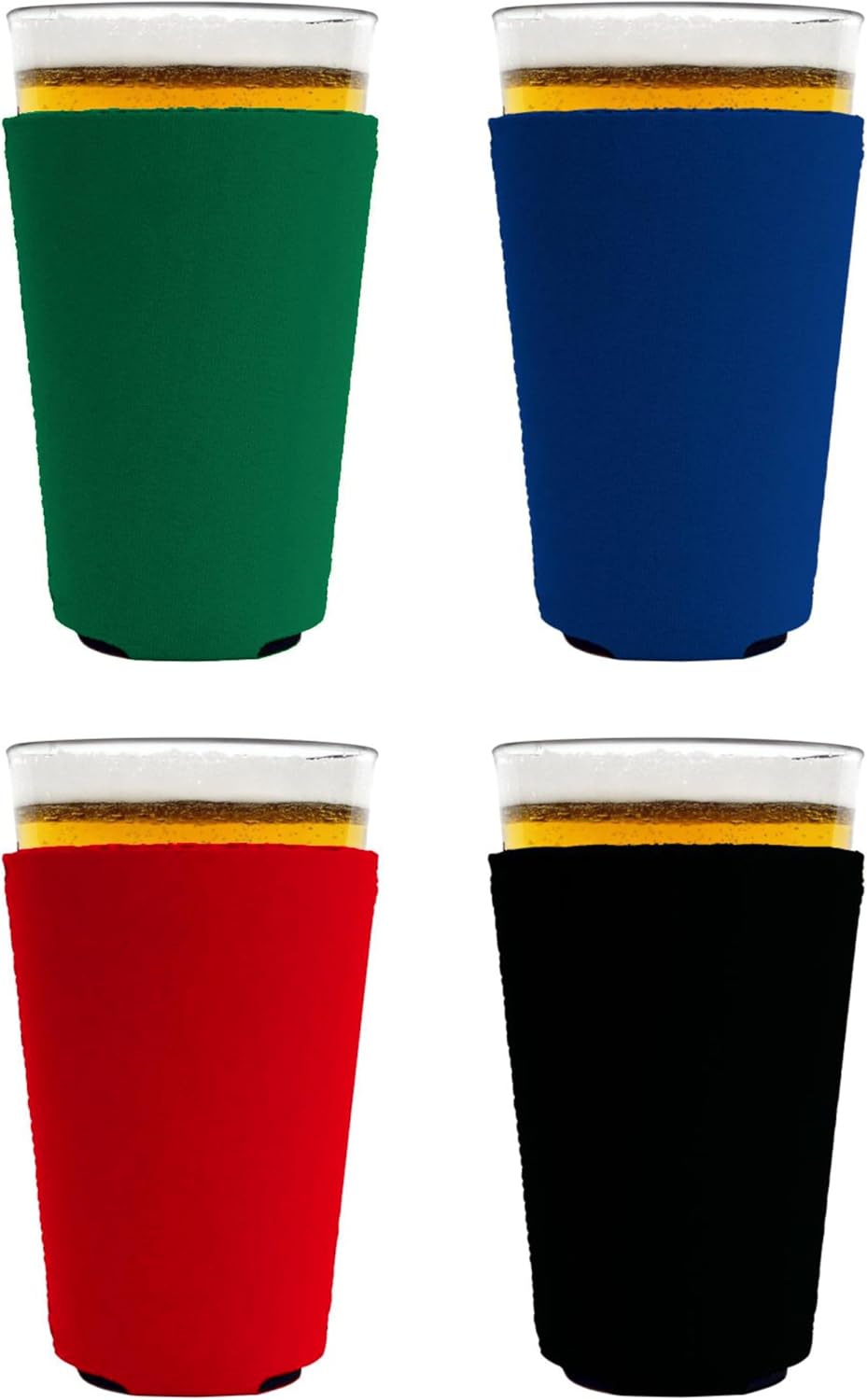Blank Neoprene Pint Glass Coolie Variety Packs (4 Pack)