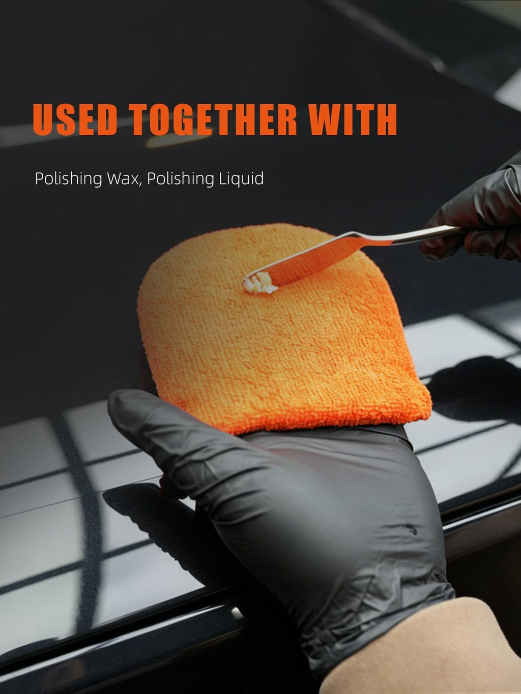 Microfiber applicator pad, Microfiber Sponge, SPTA 10Pcs Ultra-Soft Microfiber Wax Applicator Pads, Cleaning Pads