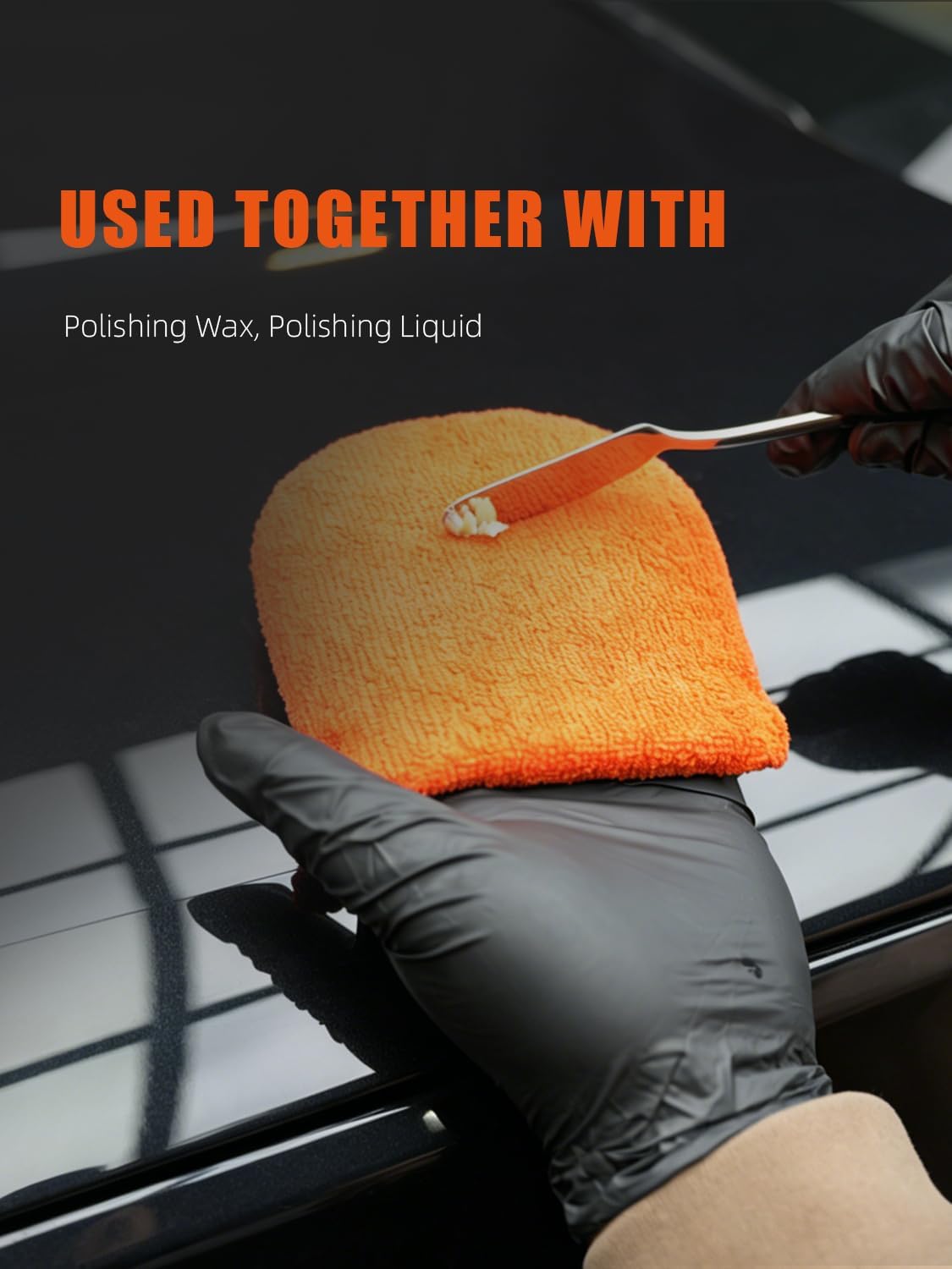 Microfiber applicator pad, Microfiber Sponge, SPTA 10Pcs Ultra-Soft Microfiber Wax Applicator Pads, Cleaning Pads