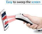 Bluetooth Wireless Handheld Barcode Scanner with Base 2.4G Wireless+USB Wired 1D 2D Barcode Scanner QR PDF417 Data