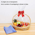 Shrink Wrap Bags for Gift Baskets, 37x45 Inch, XXL, 10 Pcs