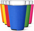 Blank Pint Glass Sleeves, Beer Coolers, 6-Pack, Multicolor