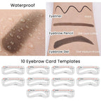 Eyebrow Stencils Kit for Women Shaping, Eyebrow Shaper Makeup Kit, Eye Brow Stencil Shaper Tinting kits for Women