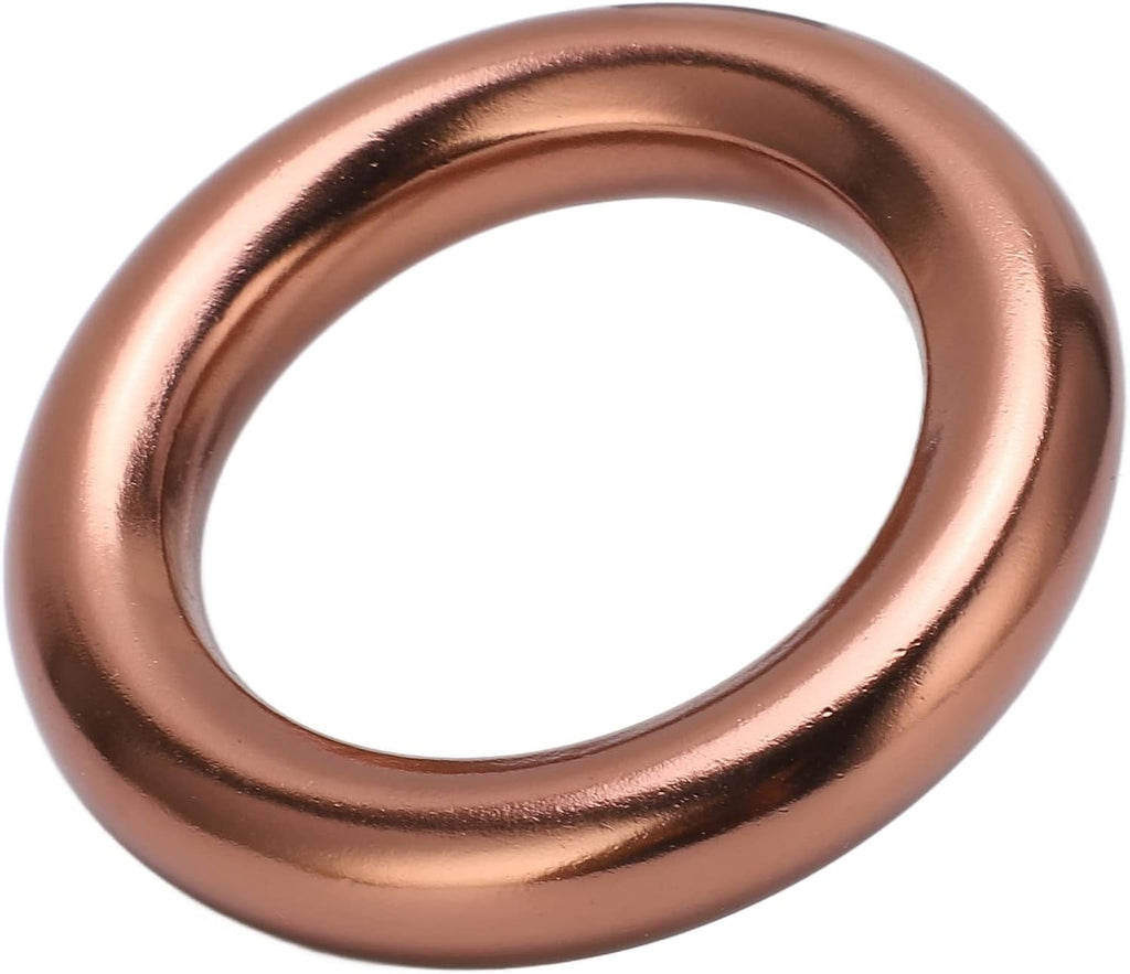Climbing Rappel Ring Aluminum Alloy Round O Ring, 20KN Breaking Load Climbing Ring for Tree Climbing Rock Climbing