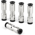 TAILONZ 1/4" OD Push-to-Connect Check Valve Nickel Plated Copper 5Pcs