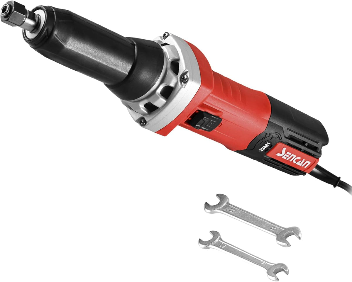 Electric Die Grinder, 1/4" Variable Speed Corded Power Die Grinder, Heavy Duty End Grinder Tool for Metal Grinding