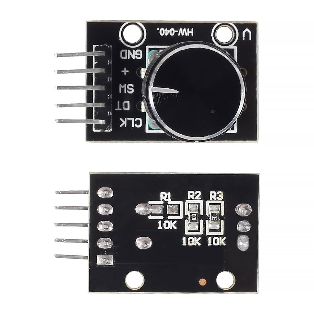 6pcs KY-040 Rotary Encoder Module 360 Degree Switch Encoders with Knobs Cap Brick Sensor Modules