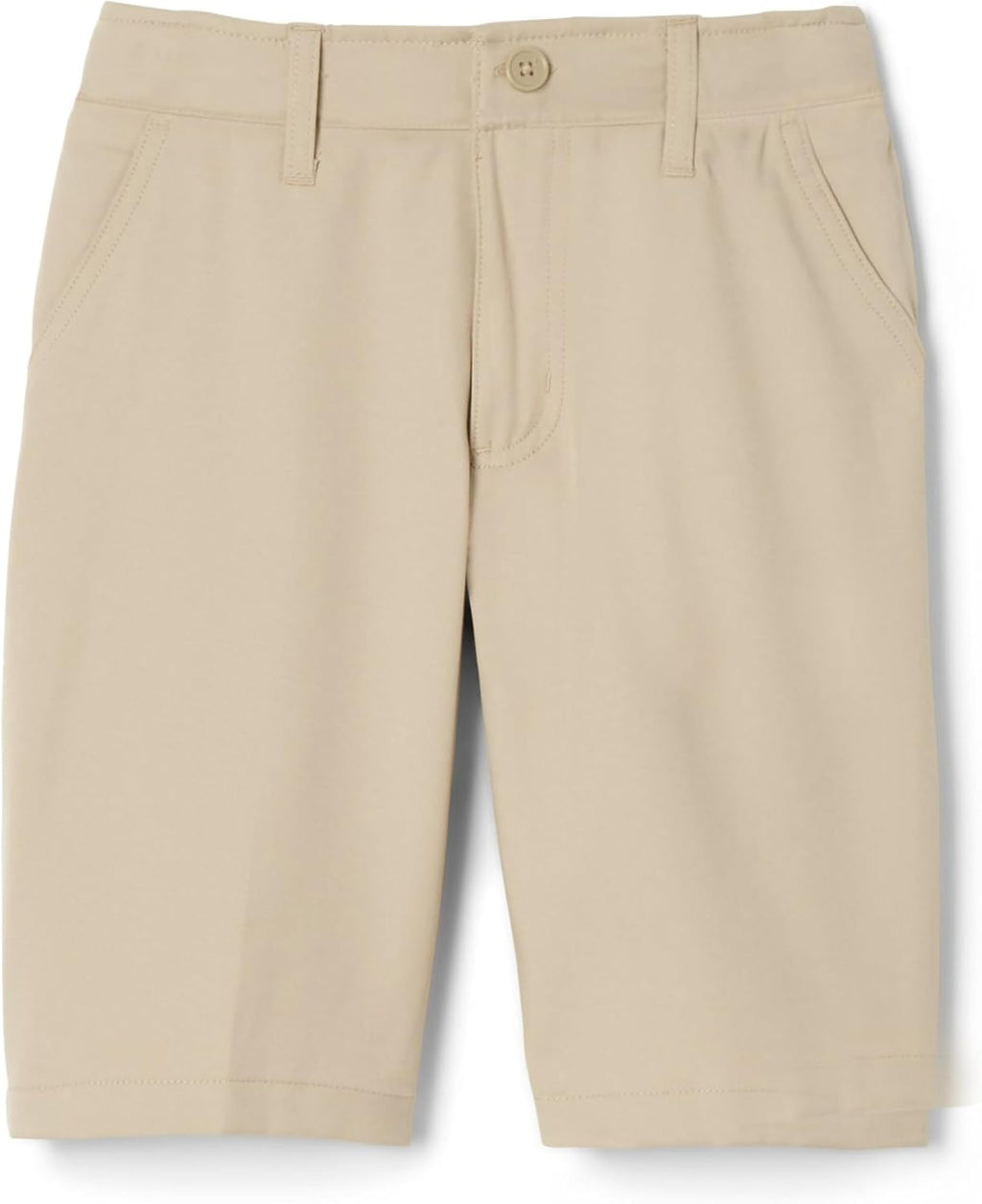 Boys' Flat Front Microfiber Performance Stretch Short