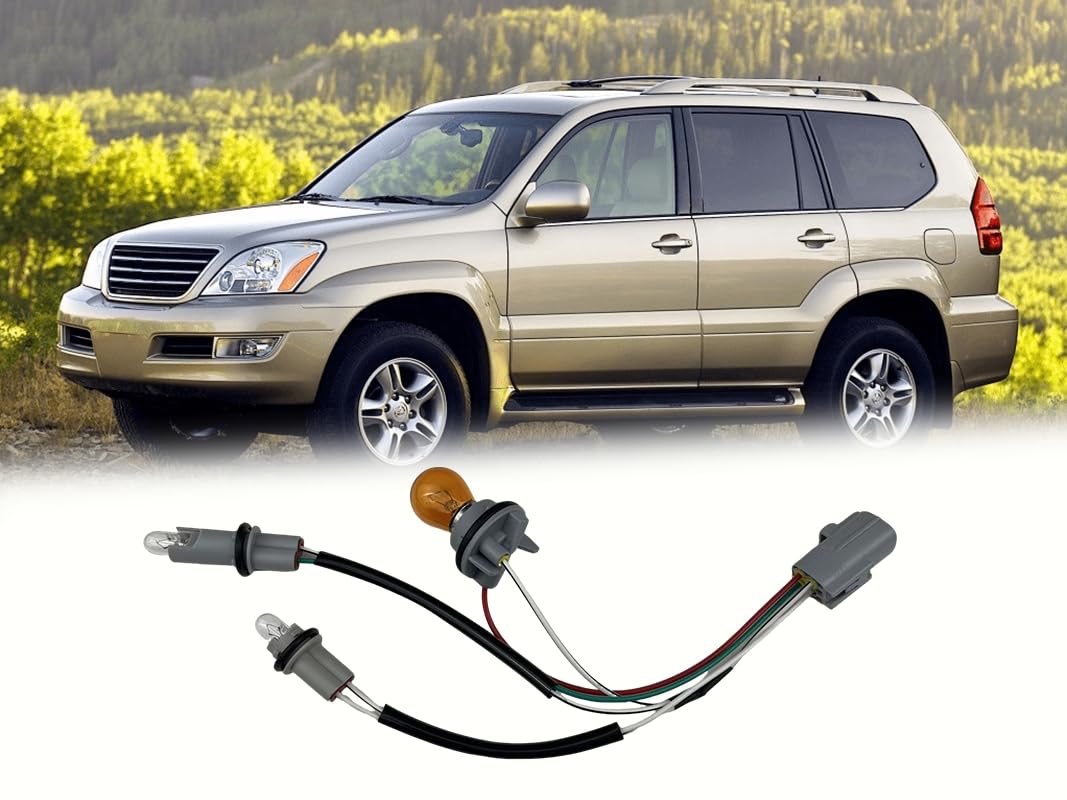 81125-6A240 Headlight Wiring Harness Socket Holder & Bulbs