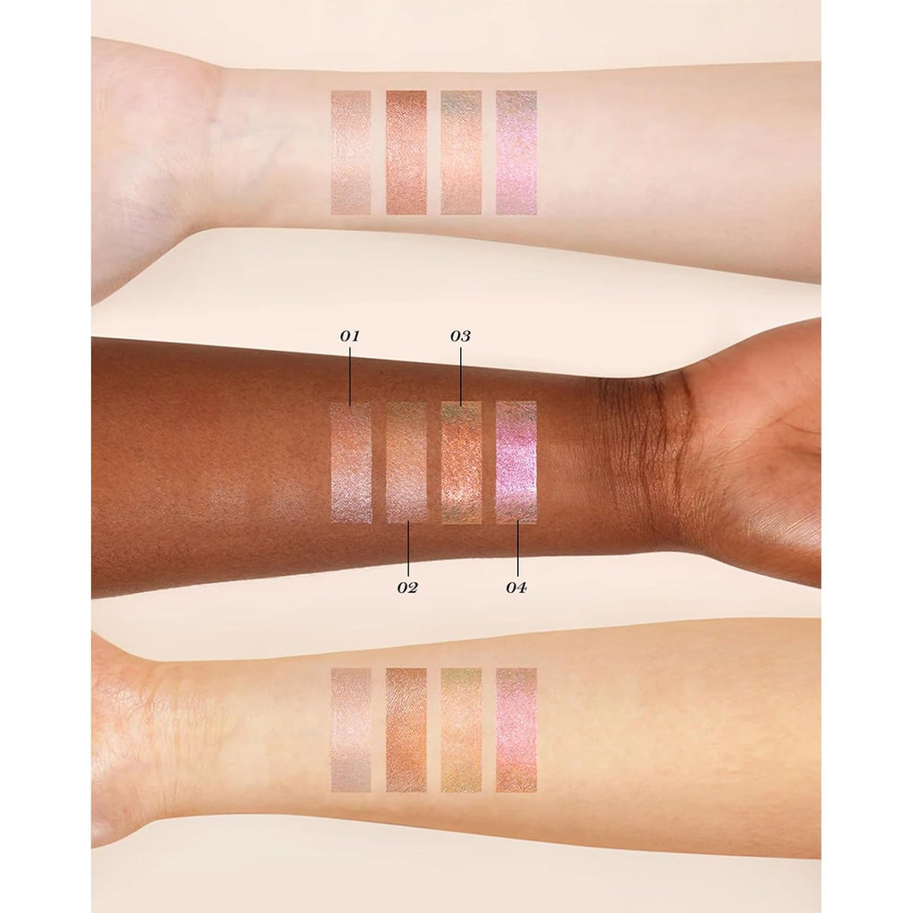 Midsummer Fairytales Liquid Highlighter&Eyeshadow(Multichrome),Highlighter Makeup,Pearlescent Face&Eye