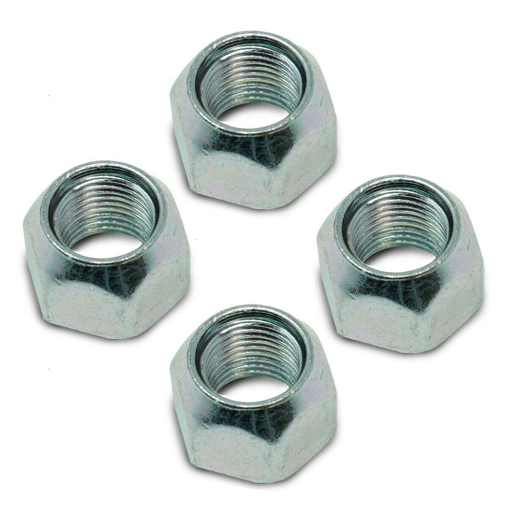 LEFITPA 4 Pack Replacement Wheel Hex Nut for Scag 04028-01 Lawn Mower Models (1/2'' Outer Diameter x 20'' Thread x 3/4'' Hexagonal Size x 19/32'' Height)