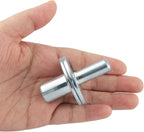 2 Sets Metal M12 Bed Post Connector Screw-in T-Nut Bedpost Connector Furniture Hardware Fittings Nuts