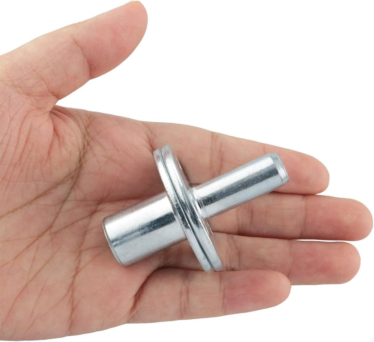 2 Sets Metal M12 Bed Post Connector Screw-in T-Nut Bedpost Connector Furniture Hardware Fittings Nuts
