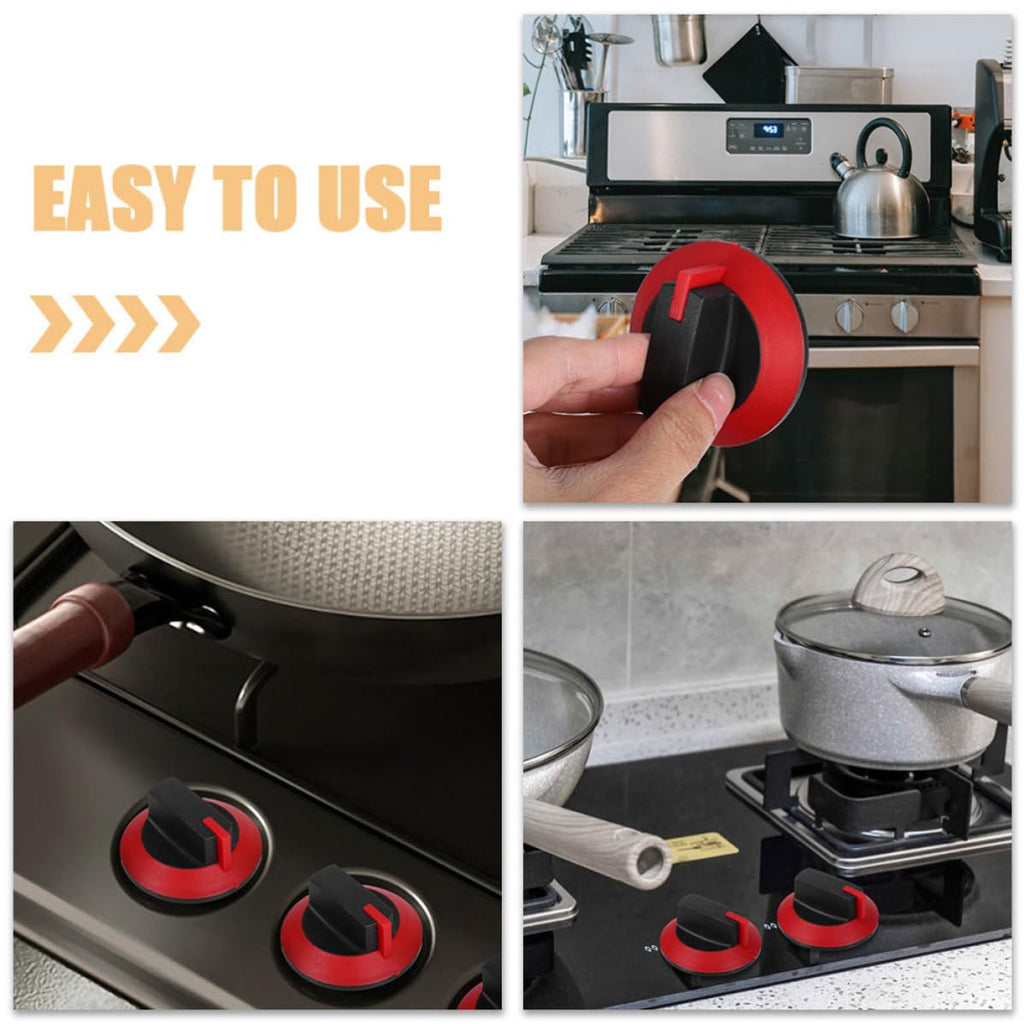 3 Piece Gas Stove Knobs Replacement Rotary Switch for Commercial Burners