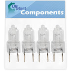 4X 4713-001165 Microwave Halogen Light Bulb for Samsung SMV9165BC