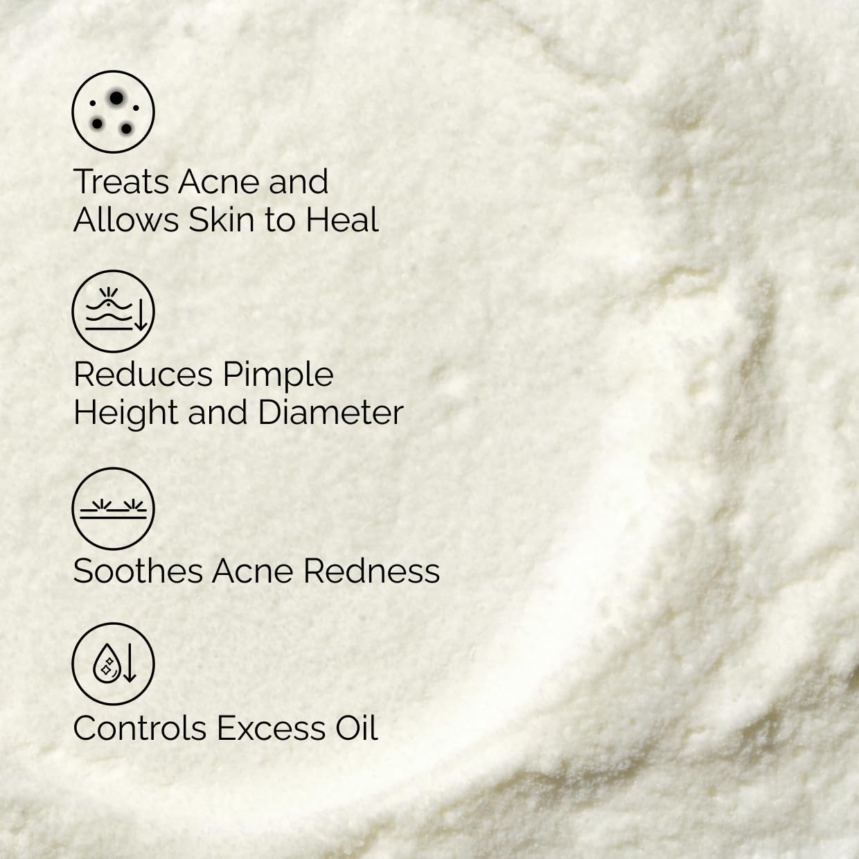 Sulfur 10% Powder-to-Cream Acne Spot Treatment Concentrate, Reduces Pimple Size and Zit Redness, 0.18 Oz
