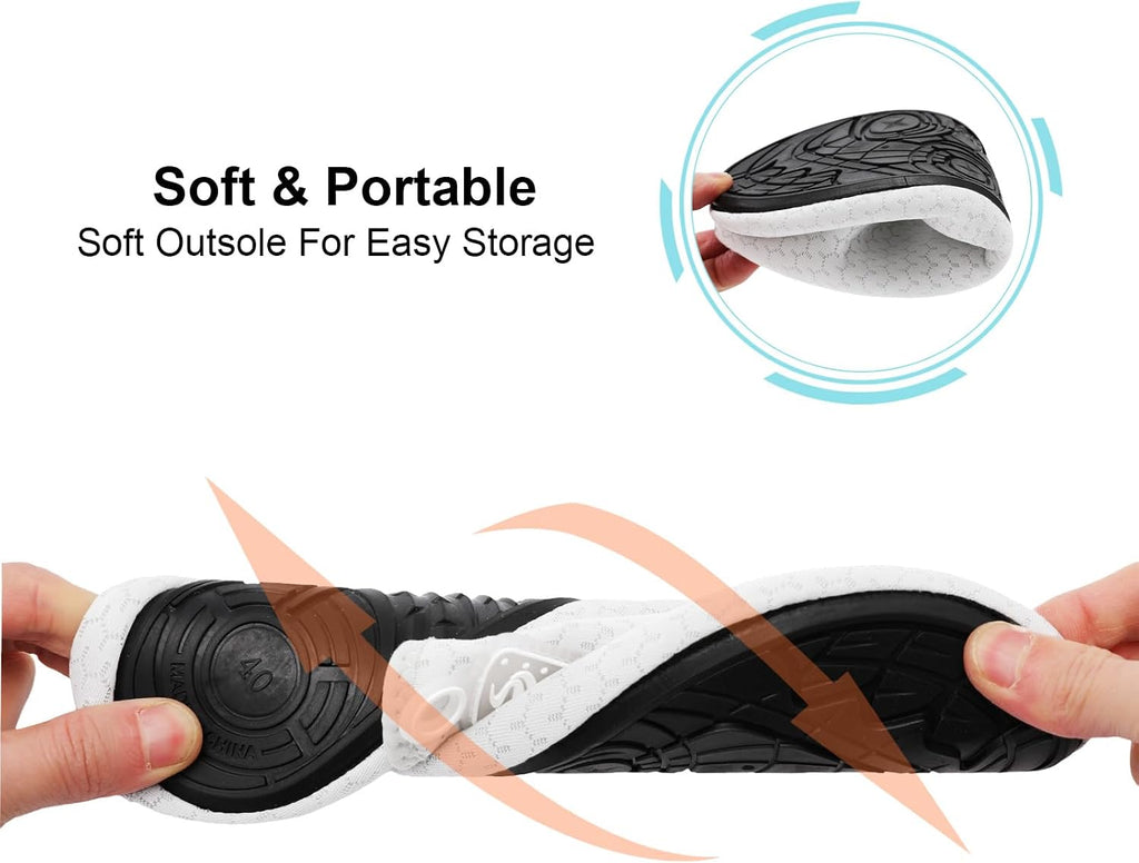 Womens Mens Water Shoes Quick Dry Beach Swim Shoes Barefoot Aqua Socks Outdoor Sand Socks for Pool River Diving