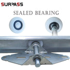 Surpass Garage Door Roller/Hinge/Top Bracket/Wire Rope (for 7' Height Doors)
