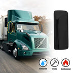 Door Mirror Power Heated Matte Black Cover Compatiable with 2004-2017 Volvo VNL - Passenger Side