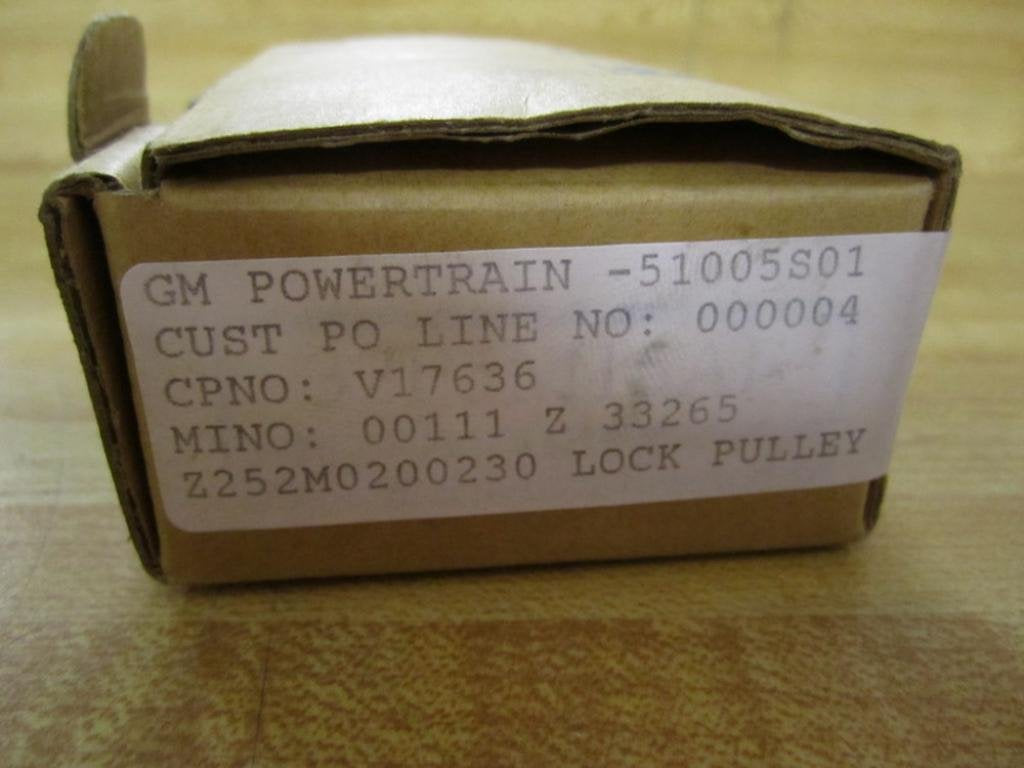 Tsubaki Z252M0200230 Lock Pulley