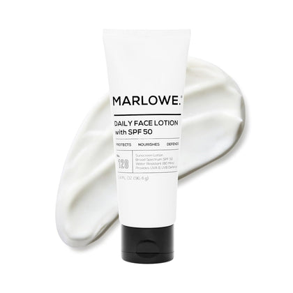 Face Moisturizer with SPF 50, Daily Sunscreen Lotion, 3.4 oz | Lightweight, non-greasy Face Lotion with SPF 50 that