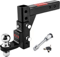 Adjustable Hitch Ball Mount with 2" Ball for 2-Inch Receiver