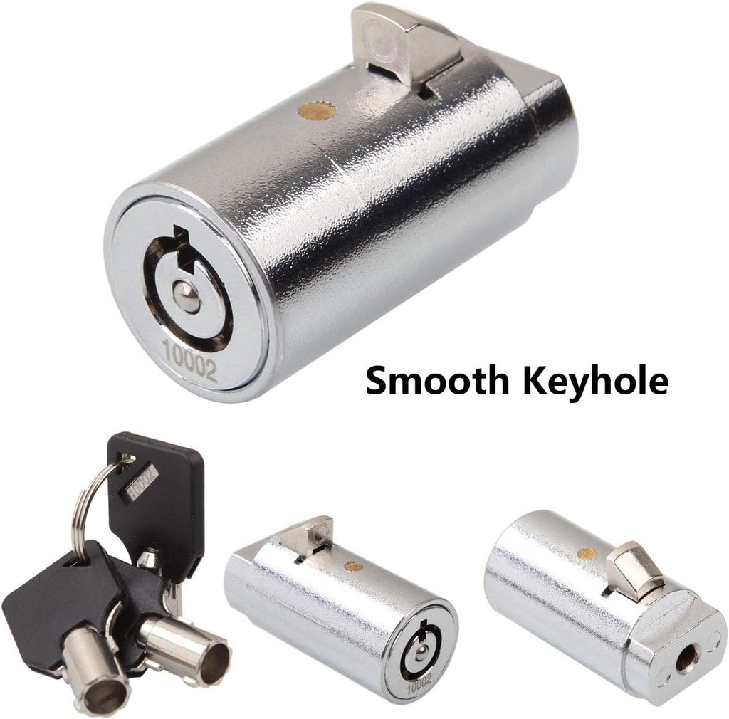 Candy Machine Key, High Security Vending Machine Lock and Key (Keyed Alike), 5-Pack Soda Machinee Locks Pick Tubular