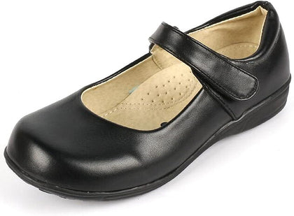 Girl's Strap School Uniform Dress Shoe Mary Jane Flat (Toddler/Little Kid/Big Kid)
