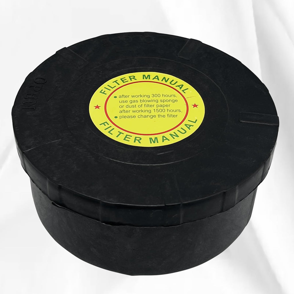 1pcs 25mm/1Inch Air Compressor Noise Reducer Silencer Filter,Plastic Shell Round Muffler Filter