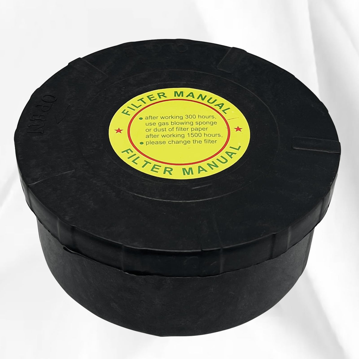 1pcs 25mm/1Inch Air Compressor Noise Reducer Silencer Filter,Plastic Shell Round Muffler Filter