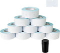 10,000 White Price Gun Labels (Blank) | Compatible with MX-5500 & NT5500, 10 rolls 1,000 labels per roll, includes 1