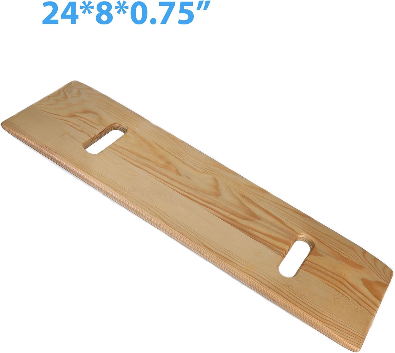 Wood Slide Transfer Board with 2 Cut out Handles 24 * 8 * 0.75"