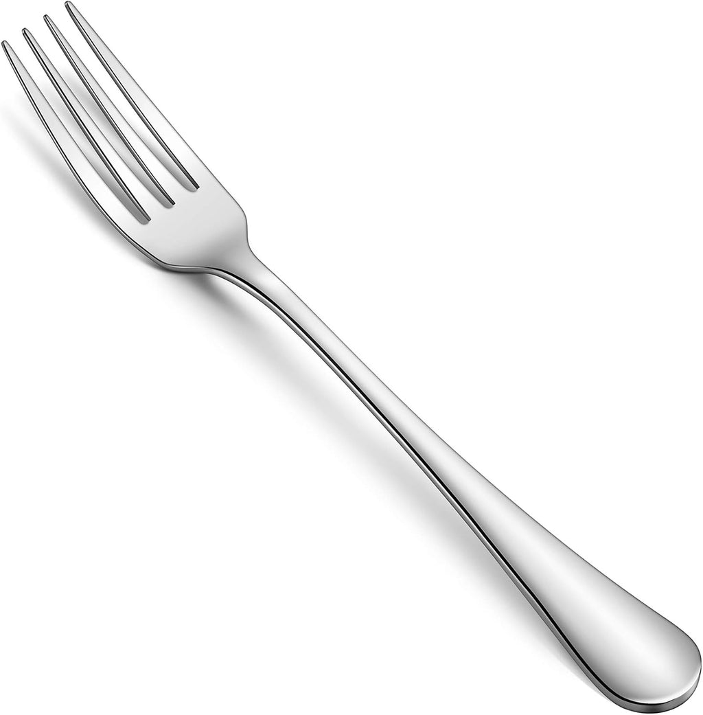 Dinner Forks Set, Food-Grade 18/8 Stainless Steel Forks Silverware, Mirror Polished, Dishwasher Safe - Set of 12, 8