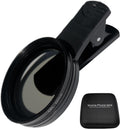 52mm Clip-on CPL Phone Camera Lens Filter, Phone Lens Filter Kit, Universal CPL Filter Compatible with