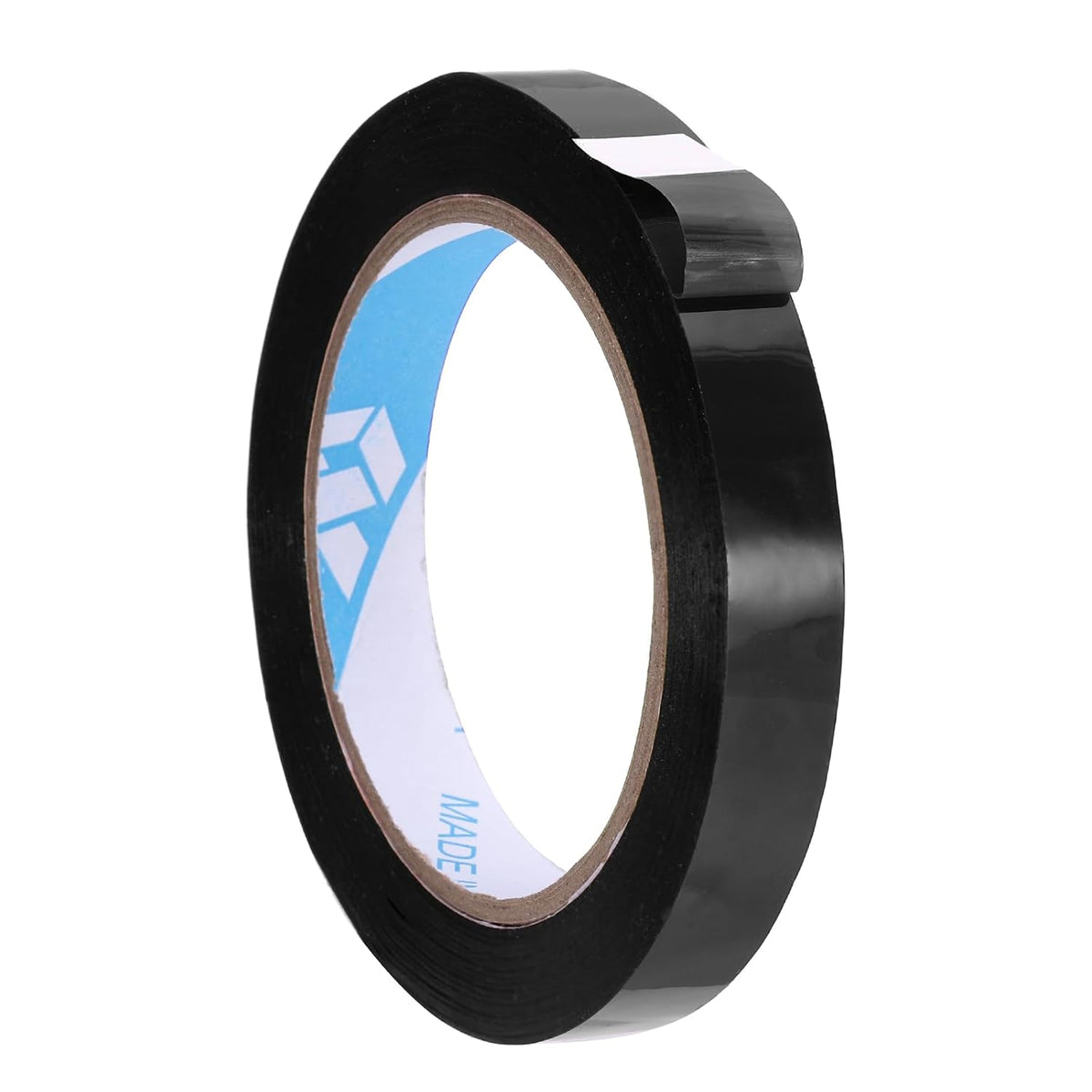 Poly Bag Sealing Tape, 9/16" x 100 Yard, Black