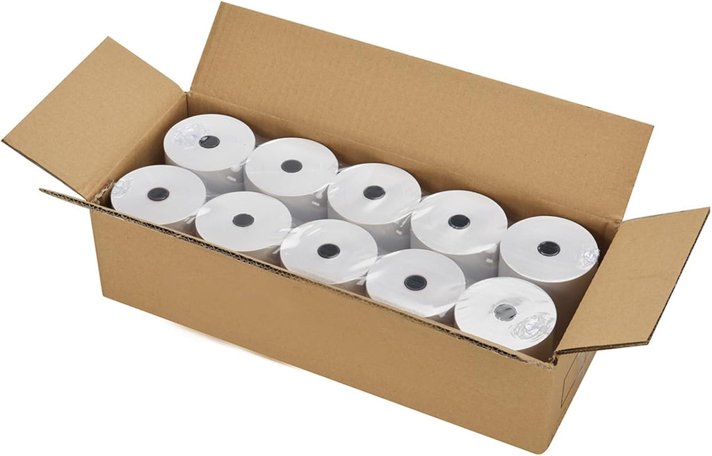 Thermal Receipt Paper Rolls 3-1/8 x 230ft, 10 rolls