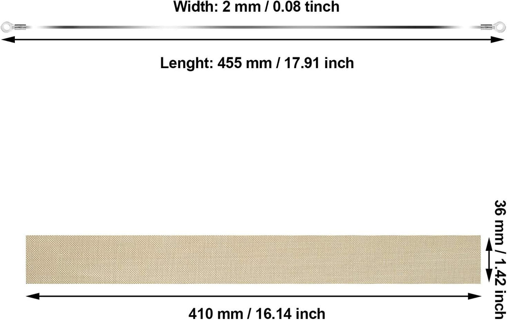 10 Pcs 16 Inch Impulse Heat Sealer Replacement Strips
