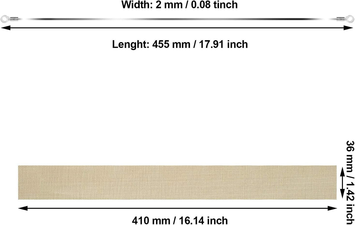 10 Pcs 16 Inch Impulse Heat Sealer Replacement Strips