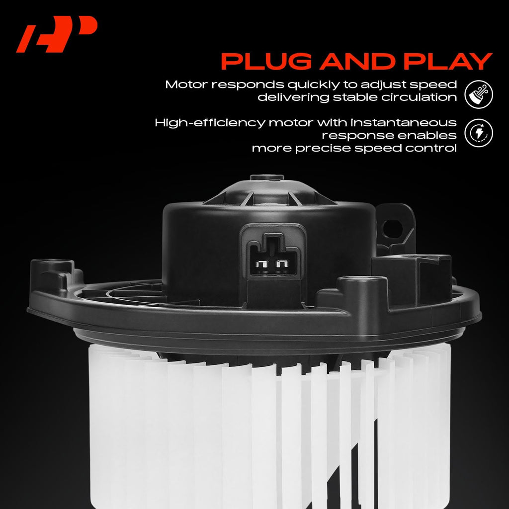 A-Premium Front HVAC Heater Blower Motor with Fan Cage