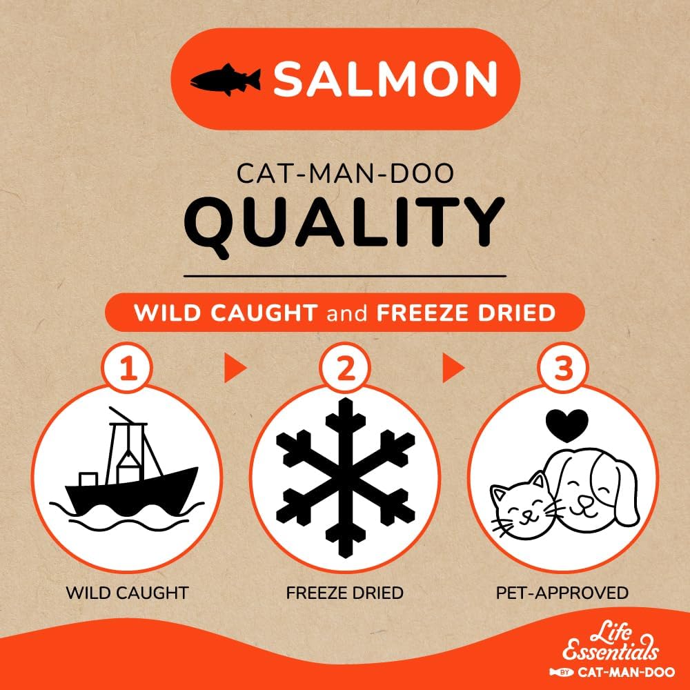 Freeze Dried Salmon Treats | 5oz Bag