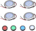 Marine Boat Courtesy Light, 3" RGBW LED Cabin/Dome Lights, 4Pcs