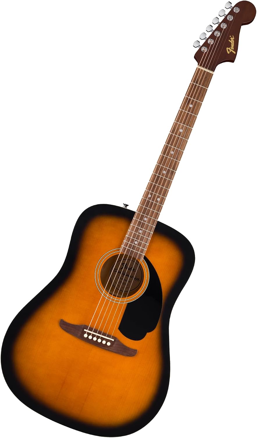 California Debut Redondo Series Beginner Acoustic Guitar, Sunburst | California Series, beginner acoustic guitar for
