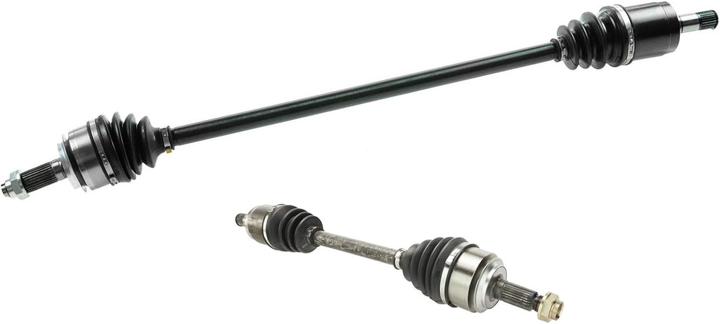 TRQ Front 2 Piece CV Axle Shaft Assembly Set