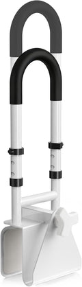 Adjustable Bathtub Safety Rail, Bathtub Handle Grab Bar with Non-Slip Grip for Seniors, Elderly, Fits 3.1 to 6.7 Inch