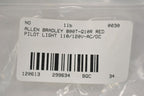 Allen Bradley 800T-Q10R Full Voltage Red Lens Pilot Light T38378