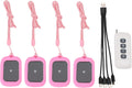 Restaurant Pager System,Wireless Calling System with 4 Receivers,800M 3 Prompt Mode Waterproofing Guest Queue Pager