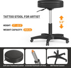 Tattoo Chair for Client Adjustable Tattooing Bed with Stool