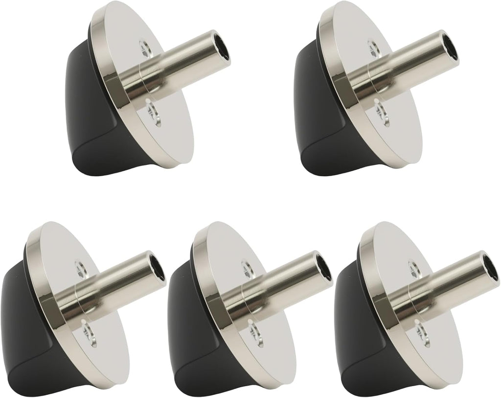 5 Pack 00650847 Cooktop Stove Knobs Replacement for Bosch Cooktop Range Oven NGM3054UC, NGM3054UC-01, NGM3654UC, NGM3654UC-01, NGM5054UC, NGM5064UC Burner Control Knobs