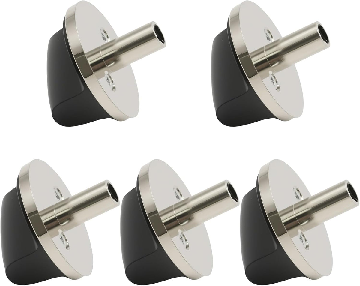 5 Pack 00650847 Cooktop Stove Knobs Replacement for Bosch Cooktop Range Oven NGM3054UC, NGM3054UC-01, NGM3654UC, NGM3654UC-01, NGM5054UC, NGM5064UC Burner Control Knobs